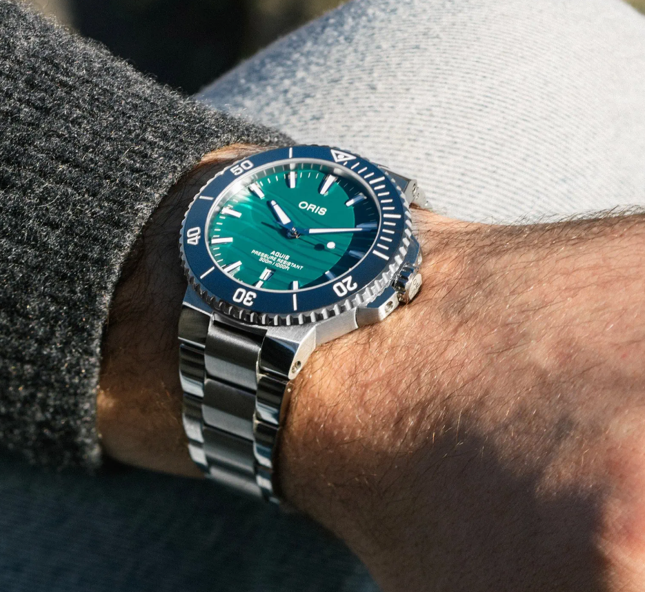 ORIS  Мужские швейцарские часы, автоматический механизм, сталь, 43,5 мм